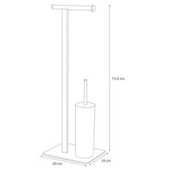 Sealskin Toiletrek Brix Metaal Zwart -Badkamer Verkoop 123 3739