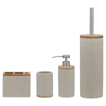 Sealskin Toiletborstelgarnituur Grace Zand 8 Sealskin Toiletborstelgarnituur Grace Zand - Afbeelding 6