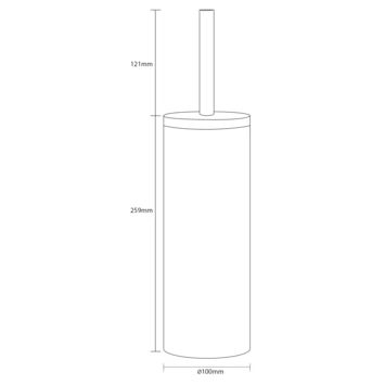 Sealskin Toiletborstelgarnituur Grace Zand 12 Sealskin Toiletborstelgarnituur Grace Zand - Afbeelding 10