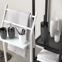 Sealskin Toiletborstel Met Houder Bloom Wit -Badkamer Verkoop 123 3769