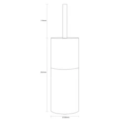 Sealskin Toiletborstelhouder Doppio Aqua -Badkamer Verkoop 123 3790