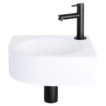 Differnz Cleo Hoekfontein Wit 30X30X10 Cm 5 Differnz Cleo Hoekfontein Wit 30X30X10 Cm - Afbeelding 3