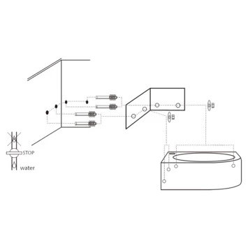 Differnz Cleo Hoekfontein Wit 30X30X10 Cm 8 Differnz Cleo Hoekfontein Wit 30X30X10 Cm - Afbeelding 6