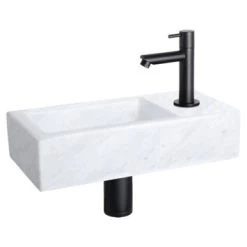 Differnz Helios Fontein 37.5x18.5x9.5 Cm Marmer -Badkamer Verkoop 123 3922