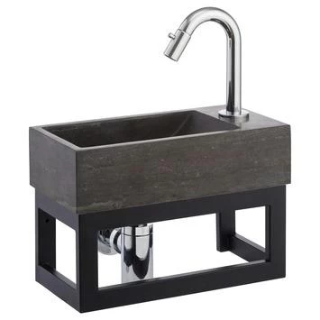 Atlantic Fonteinset Brody Rechts Zwart Natuursteen 36x18x9 Cm 4 Atlantic Fonteinset Brody Rechts Zwart Natuursteen 36x18x9 Cm - Afbeelding 2