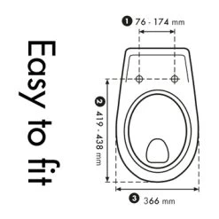 Cedo Ponderosa Pine Wc Bril Softclose Duroplast -Badkamer Verkoop 123 4019