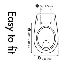 Cedo Loft Wc Bril Softclose Duroplast -Badkamer Verkoop 123 4023