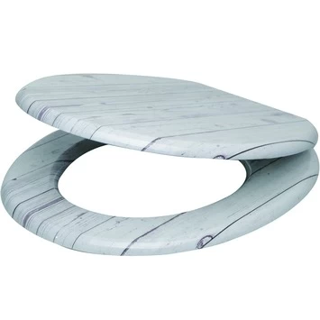 Handson WC Bril Antero Steigerhout Print MDF Met Softclose 4 Handson WC Bril Antero Steigerhout Print MDF Met Softclose - Afbeelding 2