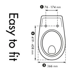 Cedo Pinara Wc Bril Softclose Duroplast -Badkamer Verkoop 123 4079