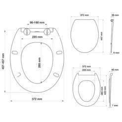 Tiger Wc-bril Blade Wit Met Sofclose En Quick-release -Badkamer Verkoop 123 4098