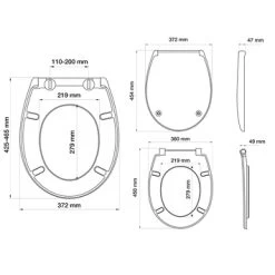 Tiger WC Bril Amadora Pergamon Kunststof Met Softclose -Badkamer Verkoop 123 4193