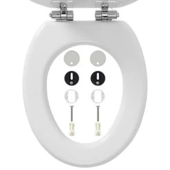 Tiger WC Bril Mississippi Wit Hout Met Softclose 18 Tiger WC Bril Mississippi Wit Hout Met Softclose -Badkamer Verkoop 123 4215