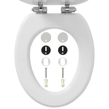 Tiger WC Bril Mississippi Wit Hout Met Softclose 7 Tiger WC Bril Mississippi Wit Hout Met Softclose - Afbeelding 5