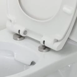 Tiger WC Bril Speckels Duroplast Zwart-wit -Badkamer Verkoop 123 4225