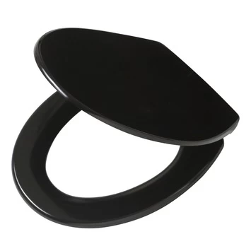 Tiger WC Bril Aiden Zwart Kunststof Met Softclose 4 Tiger WC Bril Aiden Zwart Kunststof Met Softclose - Afbeelding 2