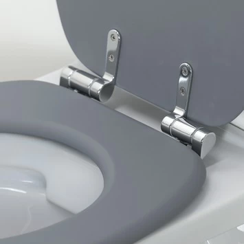 Tiger WC Bril Reno Grijs 5 Tiger WC Bril Reno Grijs - Afbeelding 3