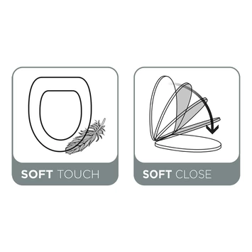 Tiger WC Bril Reno Grijs 10 Tiger WC Bril Reno Grijs - Afbeelding 8