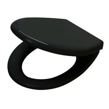 Tiger WC Bril Amadora Zwart Kunststof Met Softclose 4 Tiger WC Bril Amadora Zwart Kunststof Met Softclose - Afbeelding 2