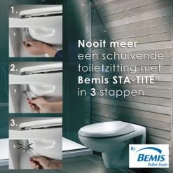 Bemis WC Bril New York Wit Hout Met Softclose -Badkamer Verkoop 123 4305