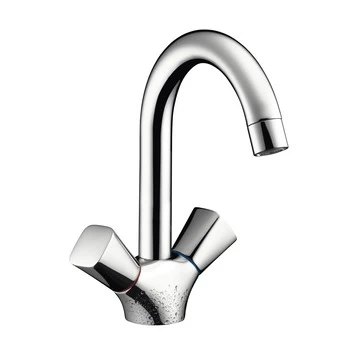 Hansgrohe Wastafelkraan MyCube 2-knops Chroom 3 Hansgrohe Wastafelkraan MyCube 2-knops Chroom
