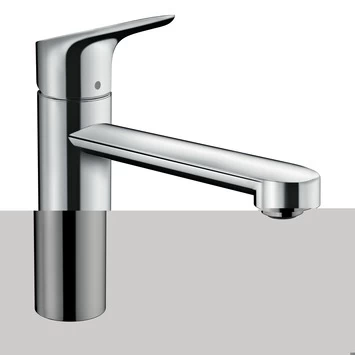 Hansgrohe Keukenkraan Focus M43 Met Hendel RVS 120 3 Hansgrohe Keukenkraan Focus M43 Met Hendel RVS 120