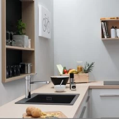 Hansgrohe Keukenkraan Focus M43 Met Hendel RVS 120 8 Hansgrohe Keukenkraan Focus M43 Met Hendel RVS 120 -Badkamer Verkoop 123 4499