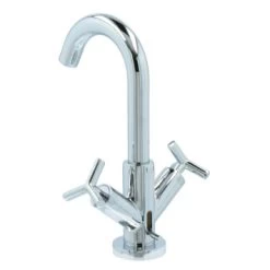 Absolut Wastafelkraan Post 2-knops Chroom 18 Absolut Wastafelkraan Post 2-knops Chroom -Badkamer Verkoop 123 4507