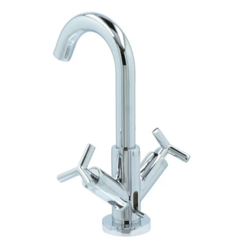 Absolut Wastafelkraan Post 2-knops Chroom 5 Absolut Wastafelkraan Post 2-knops Chroom - Afbeelding 3