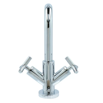 Absolut Wastafelkraan Post 2-knops Chroom 6 Absolut Wastafelkraan Post 2-knops Chroom - Afbeelding 4