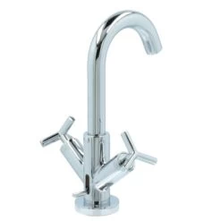 Absolut Wastafelkraan Post 2-knops Chroom 20 Absolut Wastafelkraan Post 2-knops Chroom -Badkamer Verkoop 123 4509