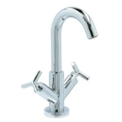 Absolut Wastafelkraan Post 2-knops Chroom 22 Absolut Wastafelkraan Post 2-knops Chroom -Badkamer Verkoop 123 4511