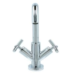 Absolut Wastafelkraan Post 2-knops Chroom 23 Absolut Wastafelkraan Post 2-knops Chroom -Badkamer Verkoop 123 4512