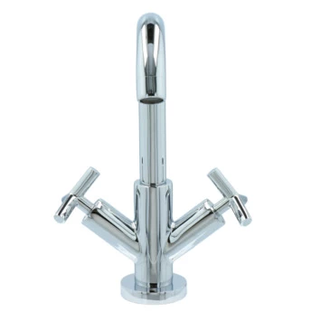 Absolut Wastafelkraan Post 2-knops Chroom 10 Absolut Wastafelkraan Post 2-knops Chroom - Afbeelding 8