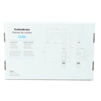 Atlantic Keukenkraan Colin Met Hendel RVS 15 Atlantic Keukenkraan Colin Met Hendel RVS - Afbeelding 13