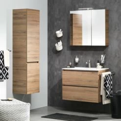 TIGER S-line Spiegelkast 60cm Chalet Eiken 12 TIGER S-line Spiegelkast 60cm Chalet Eiken -Badkamer Verkoop 123 458