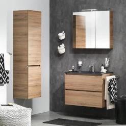 TIGER S-line Spiegelkast 60cm Chalet Eiken 13 TIGER S-line Spiegelkast 60cm Chalet Eiken -Badkamer Verkoop 123 459