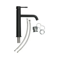 Atlantic Keukenkraan Kaden Met Hendel Zwart -Badkamer Verkoop 123 4615