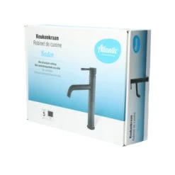 Atlantic Keukenkraan Kaden Met Hendel Zwart -Badkamer Verkoop 123 4616