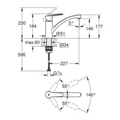 Grohe Quickfix Keukenkraan Start Lage Uitloop Supersteel 18 Grohe Quickfix Keukenkraan Start Lage Uitloop Supersteel -Badkamer Verkoop 123 4627