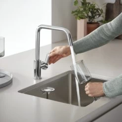 Grohe Keukenkraan Start Hoge U-uitloop QuickFix Chroom -Badkamer Verkoop 123 4668