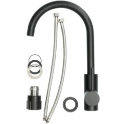 Atlantic Keukenkraan Colin Met Hendel Zwart 24 Atlantic Keukenkraan Colin Met Hendel Zwart -Badkamer Verkoop 123 4682