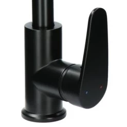 Absolut Keukenkraan Fasso Met Hendel Zwart -Badkamer Verkoop 123 4695