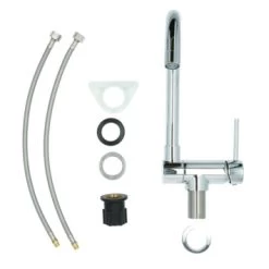 Atlantic Keukenkraan Carson Inklapbaar Met Hendel Chroom -Badkamer Verkoop 123 4724