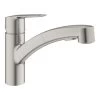 Grohe Keukenkraan Start Dual Spray QuickFix Supersteel (RVS Look) 1 Grohe Keukenkraan Start Dual Spray QuickFix Supersteel (RVS Look) -Badkamer Verkoop 123 4738