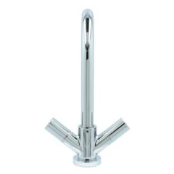 Aqualino Keukenkraan Fortore 2-knops Chroom -Badkamer Verkoop 123 4784