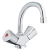 Grohe Wastafelkraan Costa Trend 2-knops Chroom 1 Grohe Wastafelkraan Costa Trend 2-knops Chroom -Badkamer Verkoop 123 4804