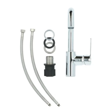 Atlantic Wastafelkraan Micah Met Hendel Chroom 13 Atlantic Wastafelkraan Micah Met Hendel Chroom - Afbeelding 11