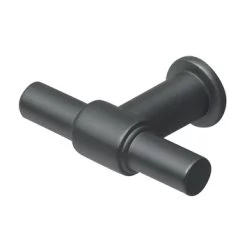 Tiger Maryport Hoge Kolomkast 40 Cm Mat Zwart Met Matzwarte Greep -Badkamer Verkoop 123 484