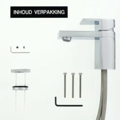 Tiger Wastafelkraan Items Met Hendel Chroom -Badkamer Verkoop 123 4876