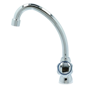 Handson Fonteinkraan Thomas C-uitloop Met Draaiknop Chroom 4 Handson Fonteinkraan Thomas C-uitloop Met Draaiknop Chroom - Afbeelding 2